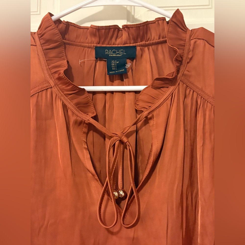 RACHEL Rachel Roy Long Sleeve Peasant Blouse - NWOT - Picture 10 of 14